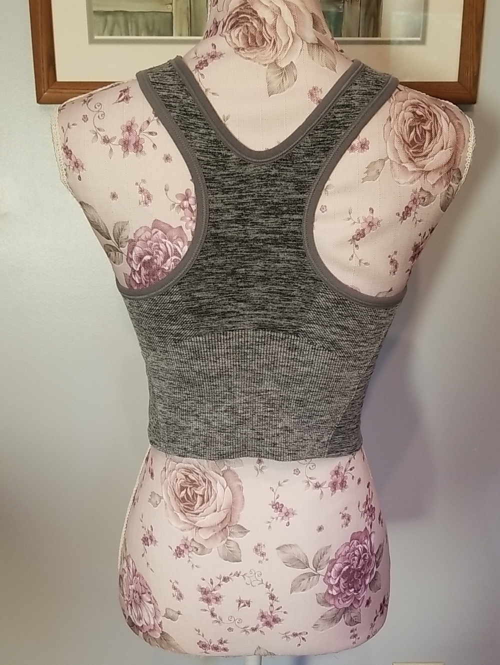 All in Motion Gray Sports Bra - Picture 2 of 4